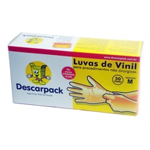 LUVA VINIL DESCARPACK MÉDIA